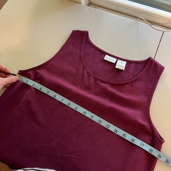 Vintage 90s Magenta Sleeveless Stone Beaded Embroidered Maxi Dress - Picture 12 of 13